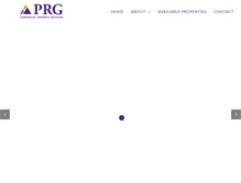 Tablet Screenshot of prginvestments.com